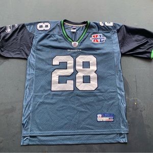 Reebok Seattle Seahawks 28 Jersey